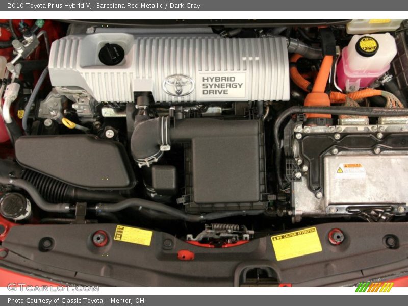 Barcelona Red Metallic / Dark Gray 2010 Toyota Prius Hybrid V