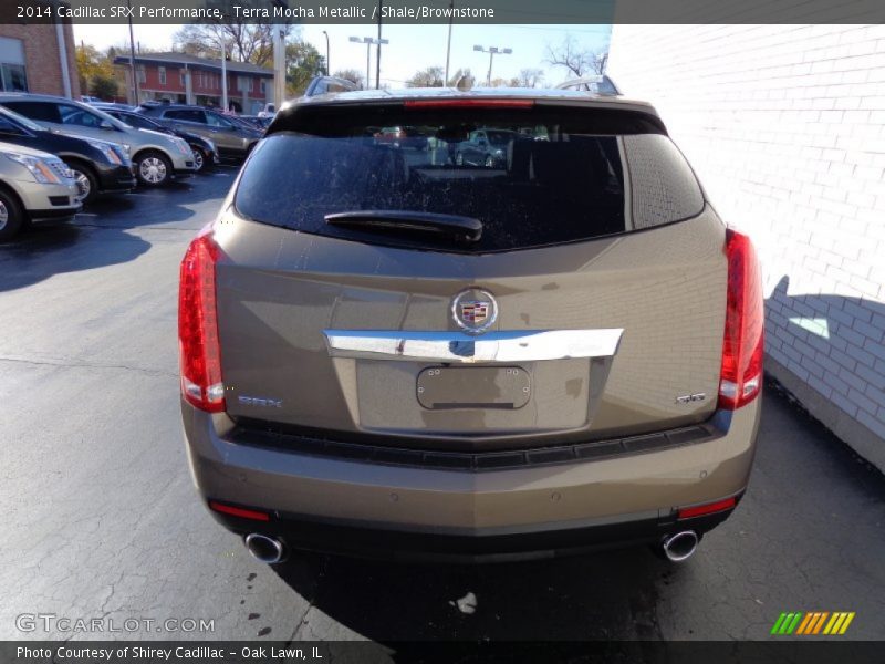 Terra Mocha Metallic / Shale/Brownstone 2014 Cadillac SRX Performance