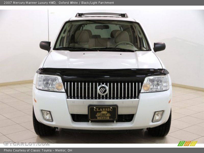 Oxford White / Black/Light Parchment 2007 Mercury Mariner Luxury 4WD