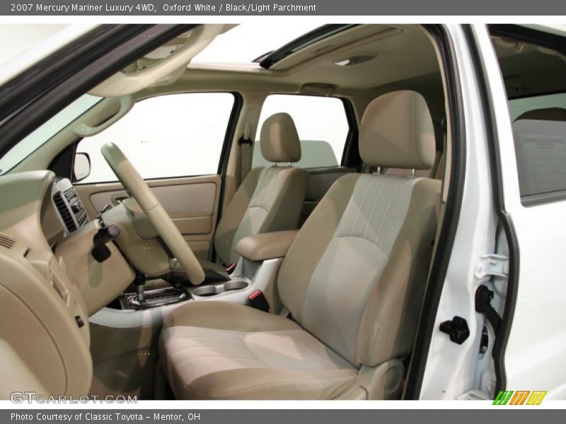 Oxford White / Black/Light Parchment 2007 Mercury Mariner Luxury 4WD