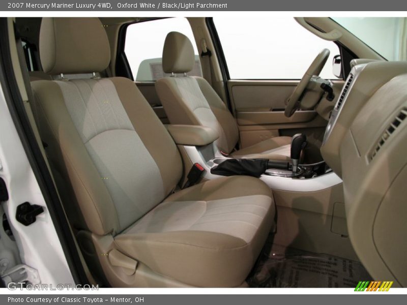 Oxford White / Black/Light Parchment 2007 Mercury Mariner Luxury 4WD