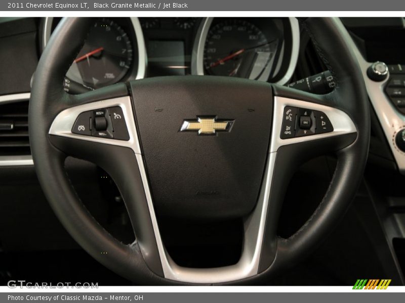 Black Granite Metallic / Jet Black 2011 Chevrolet Equinox LT