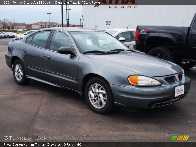 Greystone Metallic / Dark Pewter 2004 Pontiac Grand Am SE Sedan