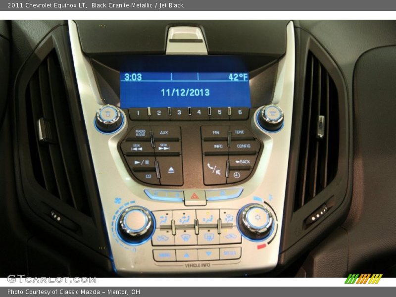 Black Granite Metallic / Jet Black 2011 Chevrolet Equinox LT