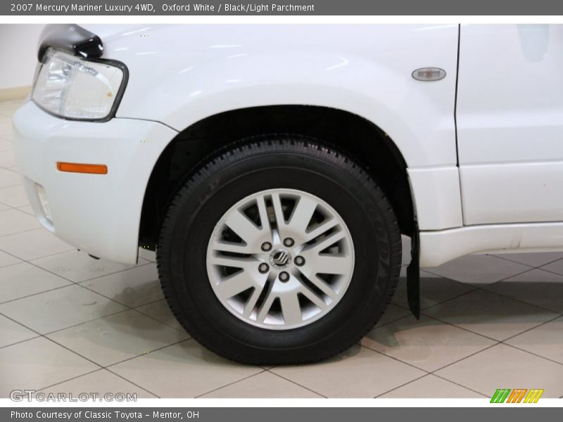 Oxford White / Black/Light Parchment 2007 Mercury Mariner Luxury 4WD