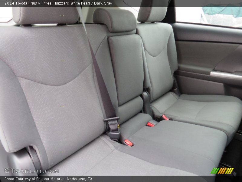 Blizzard White Pearl / Dark Gray 2014 Toyota Prius v Three