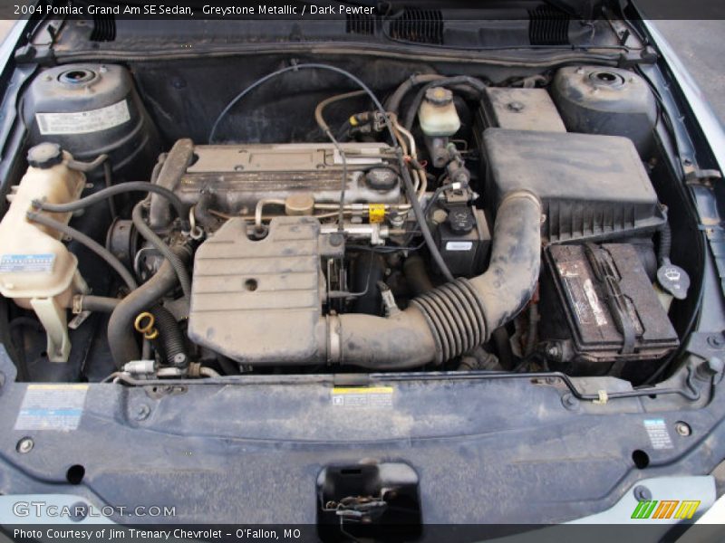 Greystone Metallic / Dark Pewter 2004 Pontiac Grand Am SE Sedan
