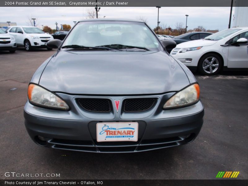 Greystone Metallic / Dark Pewter 2004 Pontiac Grand Am SE Sedan