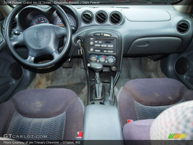 Greystone Metallic / Dark Pewter 2004 Pontiac Grand Am SE Sedan