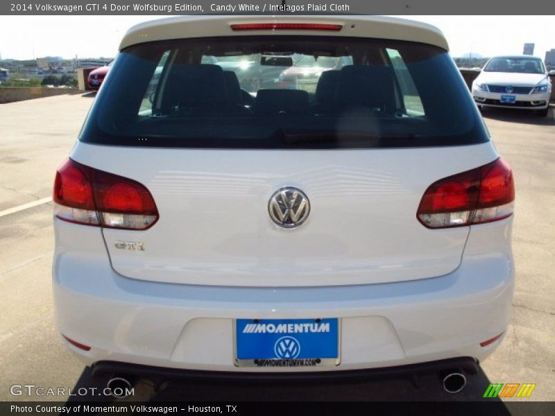 Candy White / Intelagos Plaid Cloth 2014 Volkswagen GTI 4 Door Wolfsburg Edition