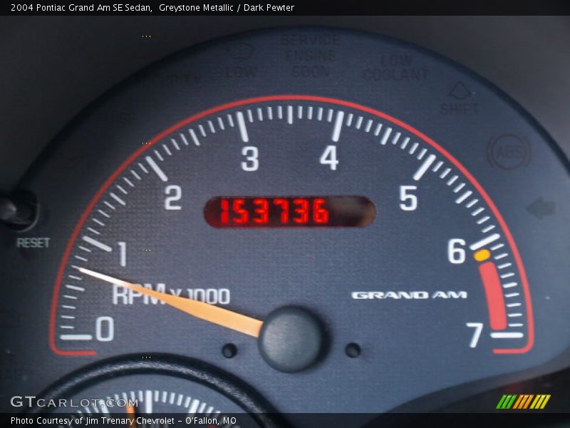 Greystone Metallic / Dark Pewter 2004 Pontiac Grand Am SE Sedan