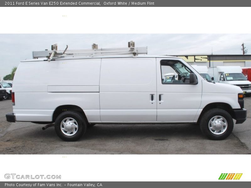 Oxford White / Medium Flint 2011 Ford E Series Van E250 Extended Commercial