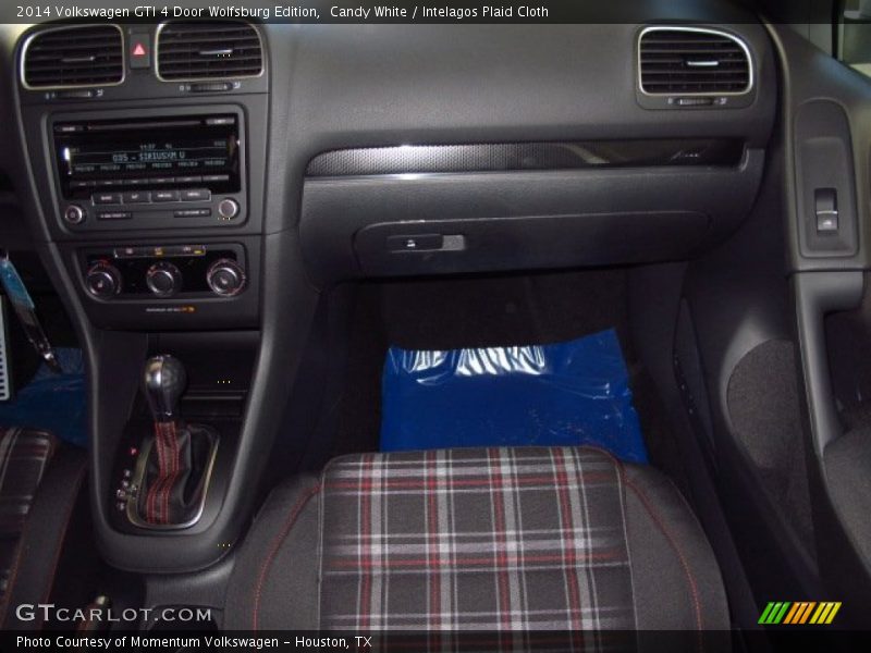 Candy White / Intelagos Plaid Cloth 2014 Volkswagen GTI 4 Door Wolfsburg Edition