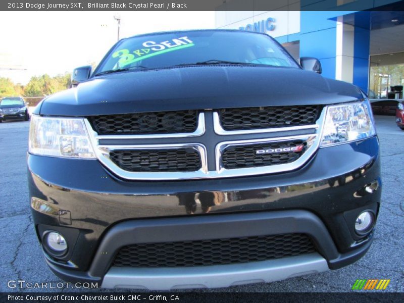 Brilliant Black Crystal Pearl / Black 2013 Dodge Journey SXT