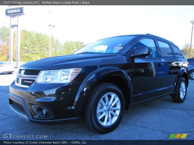 Brilliant Black Crystal Pearl / Black 2013 Dodge Journey SXT