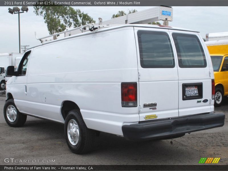 Oxford White / Medium Flint 2011 Ford E Series Van E250 Extended Commercial