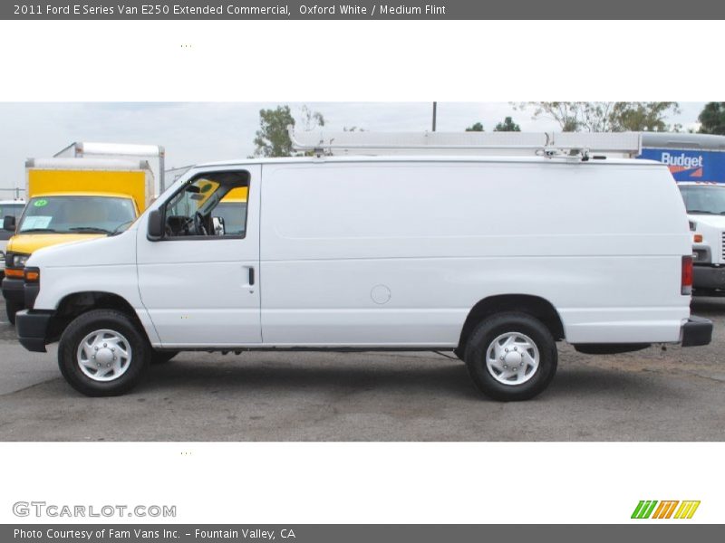 Oxford White / Medium Flint 2011 Ford E Series Van E250 Extended Commercial