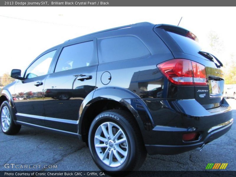 Brilliant Black Crystal Pearl / Black 2013 Dodge Journey SXT