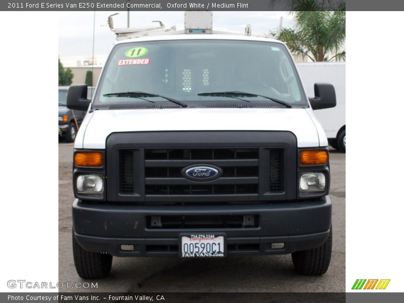 Oxford White / Medium Flint 2011 Ford E Series Van E250 Extended Commercial