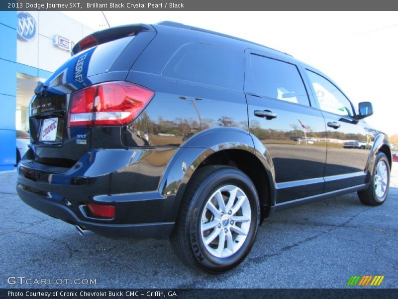Brilliant Black Crystal Pearl / Black 2013 Dodge Journey SXT