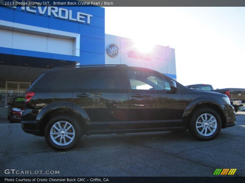 Brilliant Black Crystal Pearl / Black 2013 Dodge Journey SXT