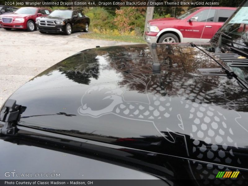 Dragon Edition Black/Gold / Dragon Themed Black w/Gold Accents 2014 Jeep Wrangler Unlimited Dragon Edition 4x4