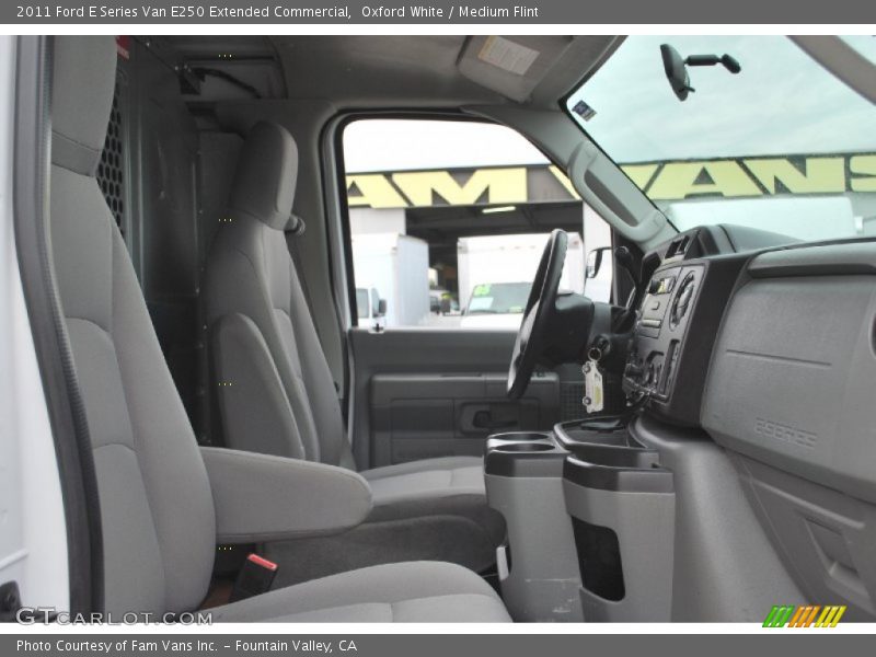 Oxford White / Medium Flint 2011 Ford E Series Van E250 Extended Commercial