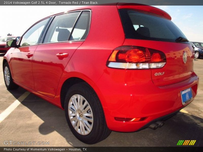 Tornado Red / Titan Black 2014 Volkswagen Golf 2.5L 4 Door