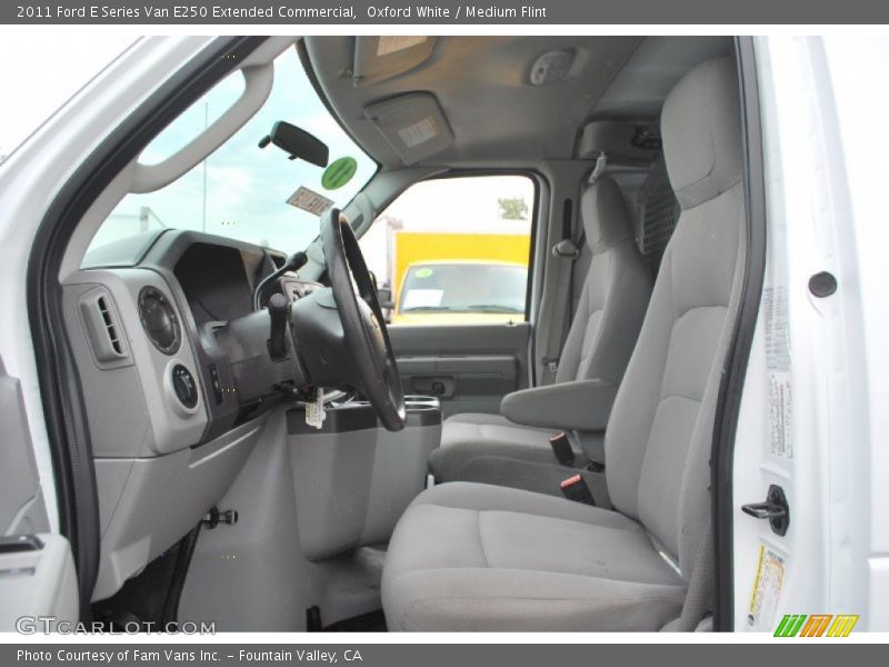 Oxford White / Medium Flint 2011 Ford E Series Van E250 Extended Commercial