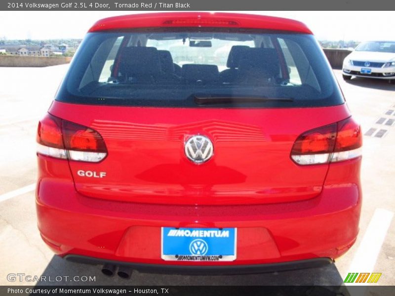 Tornado Red / Titan Black 2014 Volkswagen Golf 2.5L 4 Door