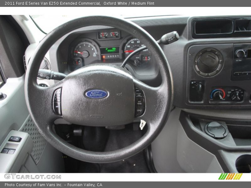 Oxford White / Medium Flint 2011 Ford E Series Van E250 Extended Commercial