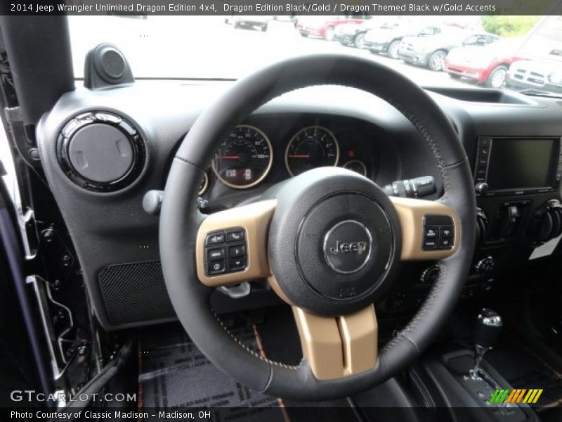 Dragon Edition Black/Gold / Dragon Themed Black w/Gold Accents 2014 Jeep Wrangler Unlimited Dragon Edition 4x4