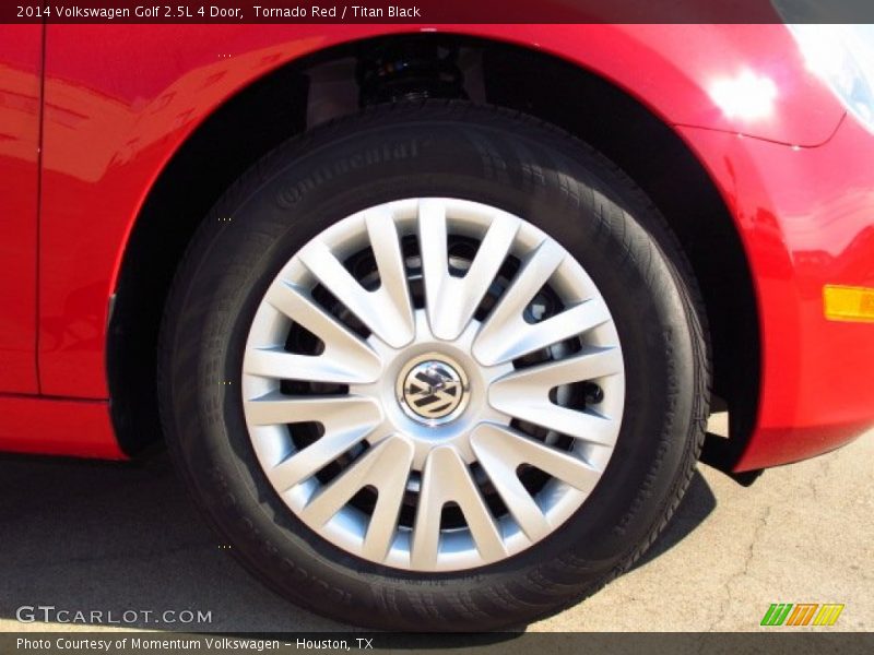 Tornado Red / Titan Black 2014 Volkswagen Golf 2.5L 4 Door