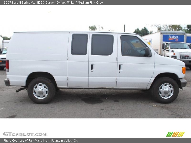 Oxford White / Medium Flint Grey 2007 Ford E Series Van E250 Cargo