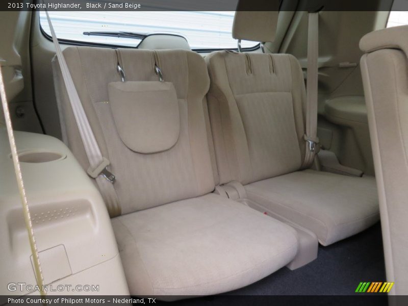 Black / Sand Beige 2013 Toyota Highlander