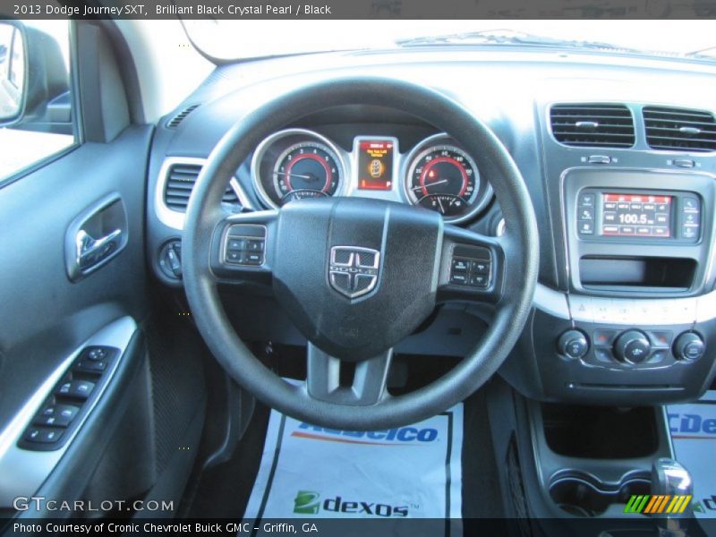 Brilliant Black Crystal Pearl / Black 2013 Dodge Journey SXT