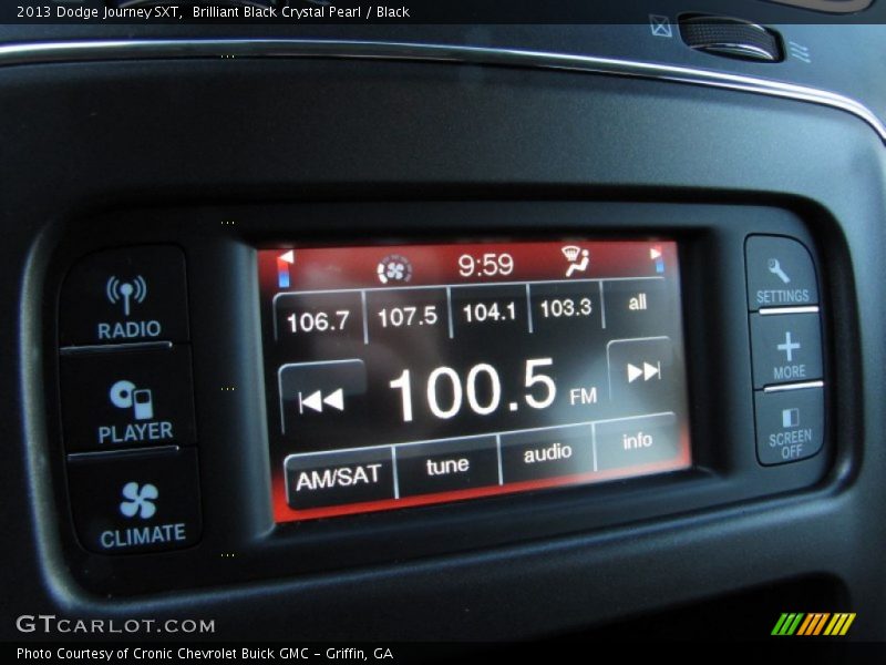 Brilliant Black Crystal Pearl / Black 2013 Dodge Journey SXT