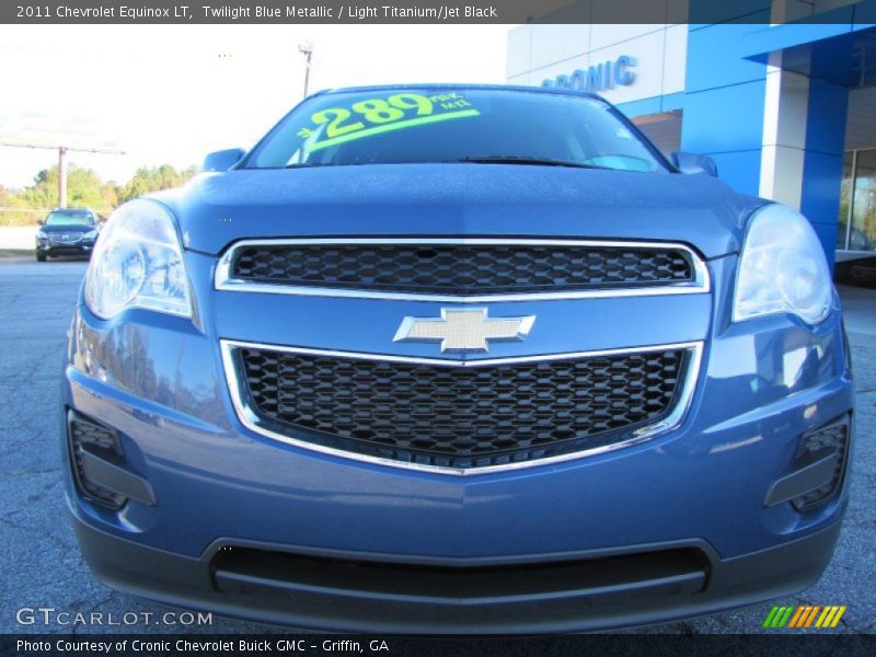 Twilight Blue Metallic / Light Titanium/Jet Black 2011 Chevrolet Equinox LT