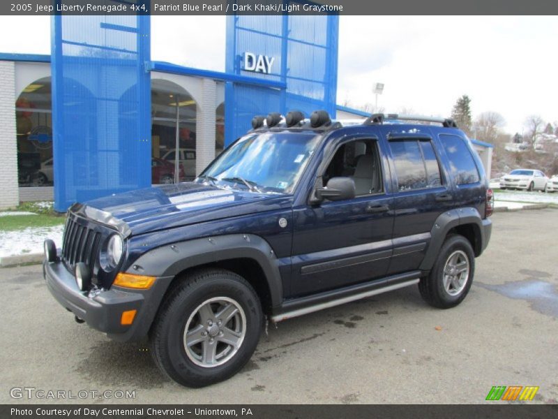 Patriot Blue Pearl / Dark Khaki/Light Graystone 2005 Jeep Liberty Renegade 4x4