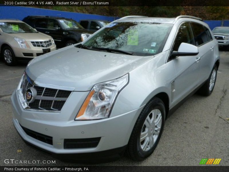 Radiant Silver / Ebony/Titanium 2010 Cadillac SRX 4 V6 AWD