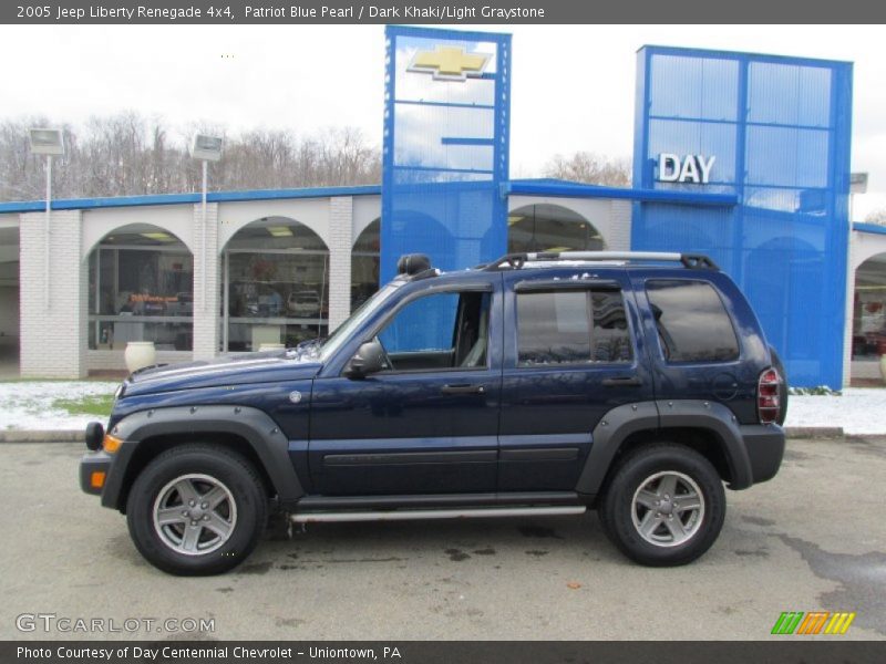 Patriot Blue Pearl / Dark Khaki/Light Graystone 2005 Jeep Liberty Renegade 4x4