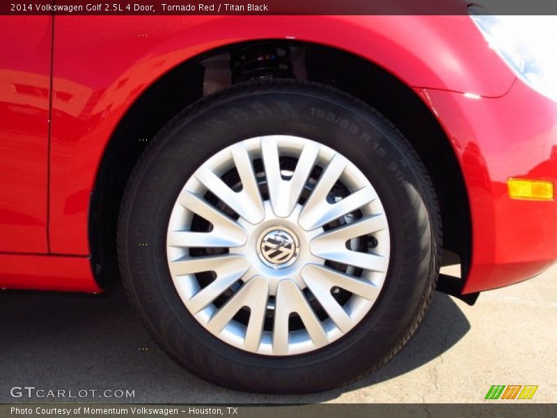 Tornado Red / Titan Black 2014 Volkswagen Golf 2.5L 4 Door