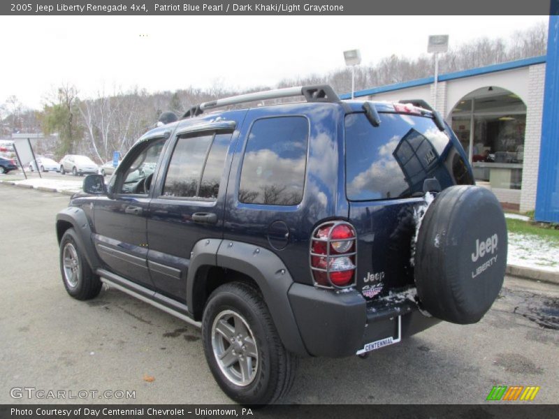 Patriot Blue Pearl / Dark Khaki/Light Graystone 2005 Jeep Liberty Renegade 4x4