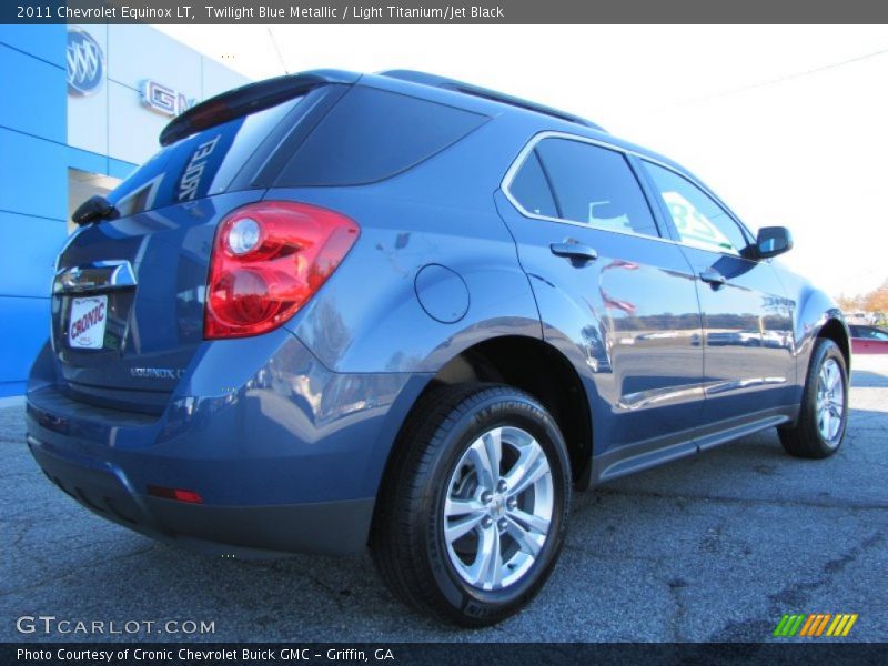 Twilight Blue Metallic / Light Titanium/Jet Black 2011 Chevrolet Equinox LT