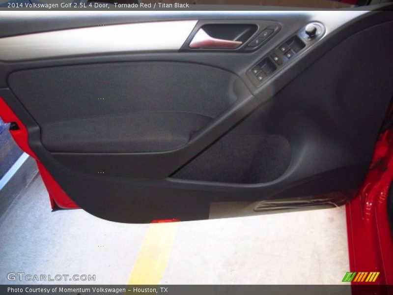 Tornado Red / Titan Black 2014 Volkswagen Golf 2.5L 4 Door