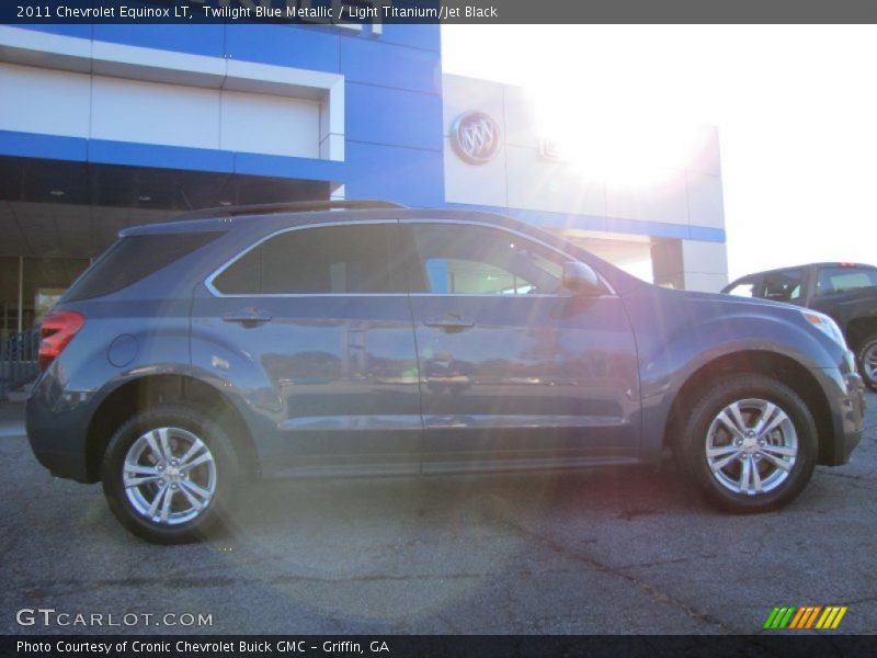 Twilight Blue Metallic / Light Titanium/Jet Black 2011 Chevrolet Equinox LT