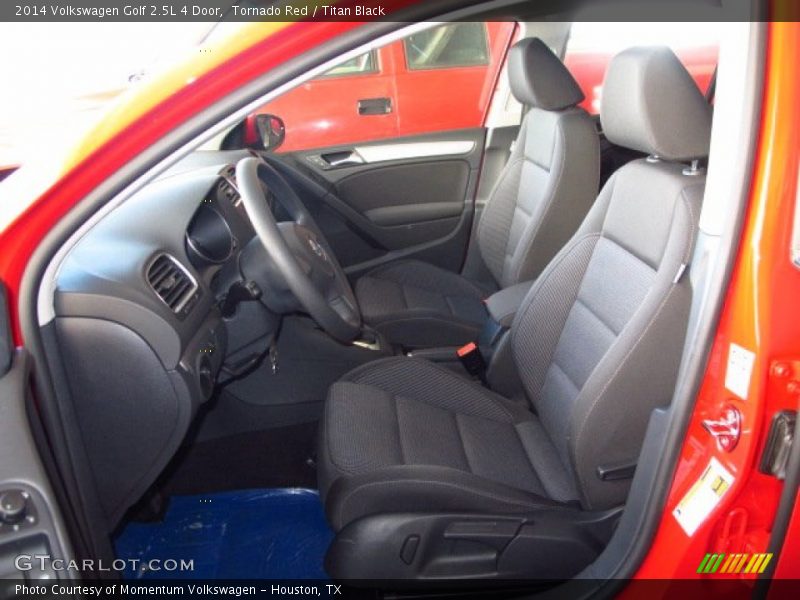 Tornado Red / Titan Black 2014 Volkswagen Golf 2.5L 4 Door