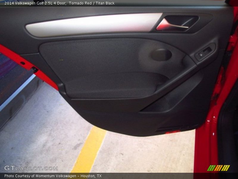 Tornado Red / Titan Black 2014 Volkswagen Golf 2.5L 4 Door