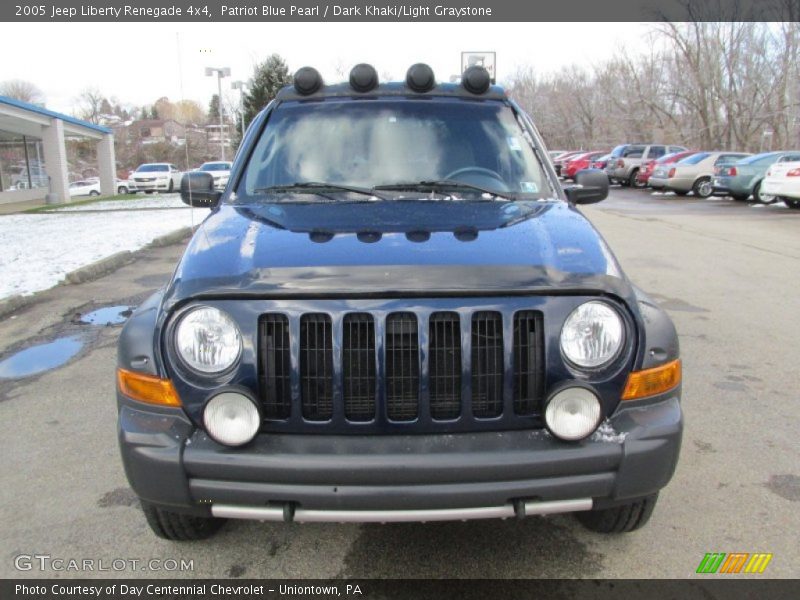 Patriot Blue Pearl / Dark Khaki/Light Graystone 2005 Jeep Liberty Renegade 4x4