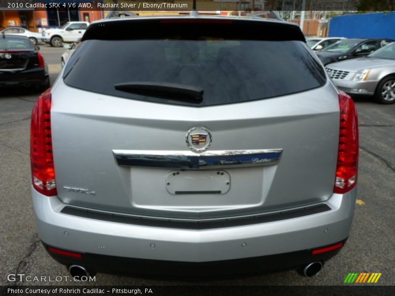 Radiant Silver / Ebony/Titanium 2010 Cadillac SRX 4 V6 AWD